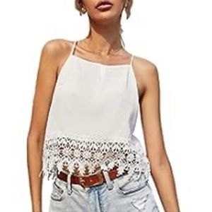 NWT Tobi open back halter top XS